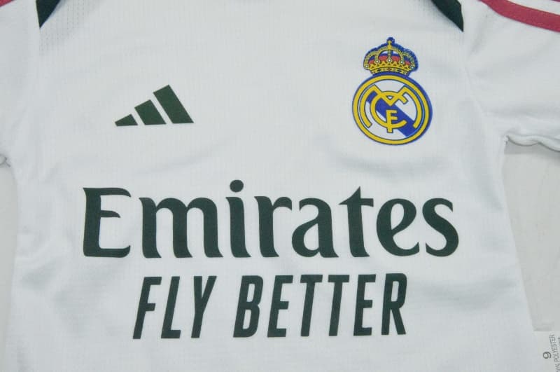 AAA(Thailand) Real Madrid 26/27 Home Baby Soccer Jerseys