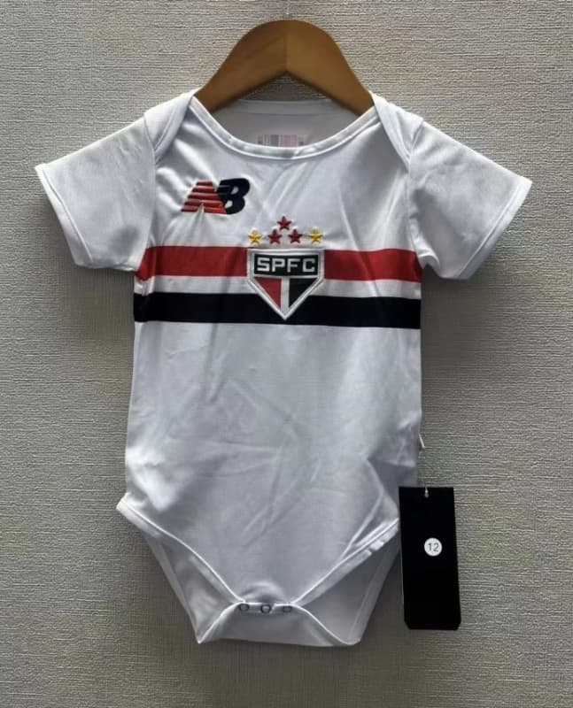 AAA(Thailand) Sao Paulo 2026 Home Baby Soccer Jerseys