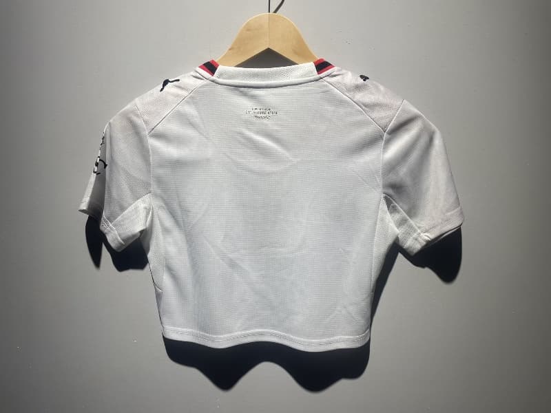 AAA(Thailand) AC Milan 26/27 Away Women Cropped Soccer Jersey