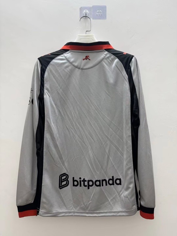 AAA(Thailand) AC Milan 26/27 Goalkeeper Grey Long Sleeve Soccer Jersey