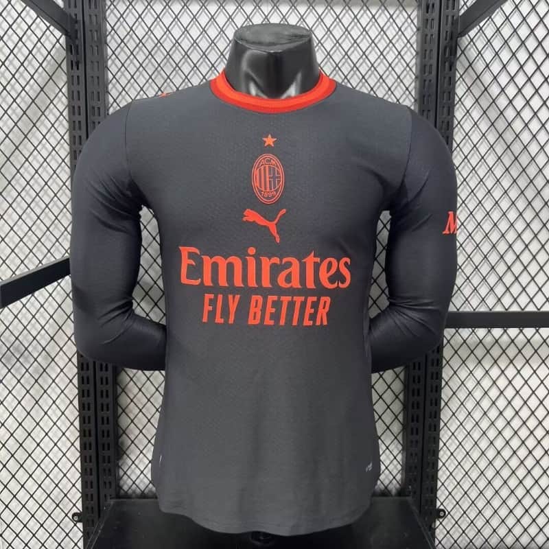 AAA(Thailand) AC Milan 26/27 Third Long Sleeve Soccer Jersey (Player)