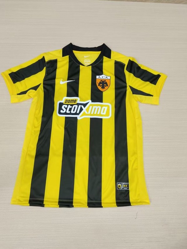 AAA(Thailand) AEK Athens 26/27 Home Soccer Jersey AAA(Thailand) AEK Athens 26/27 Home Soccer Jersey