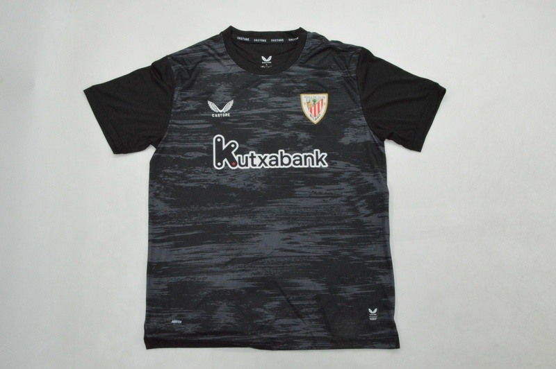 AAA(Thailand) Athletic Bilbao 26/27 Goalkeeper Black Soccer Jersey AAA(Thailand) Athletic Bilbao 26/27 Goalkeeper Black Soccer Jersey