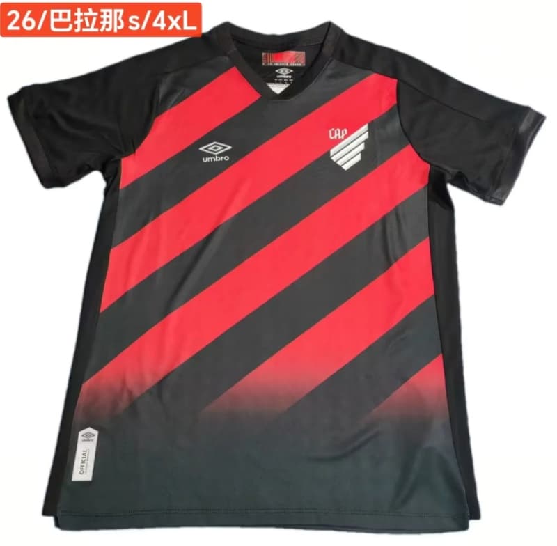 AAA(Thailand) Athletico Paranaense 2026 Home Soccer Jersey AAA(Thailand) Athletico Paranaense 2026 Home Soccer Jersey