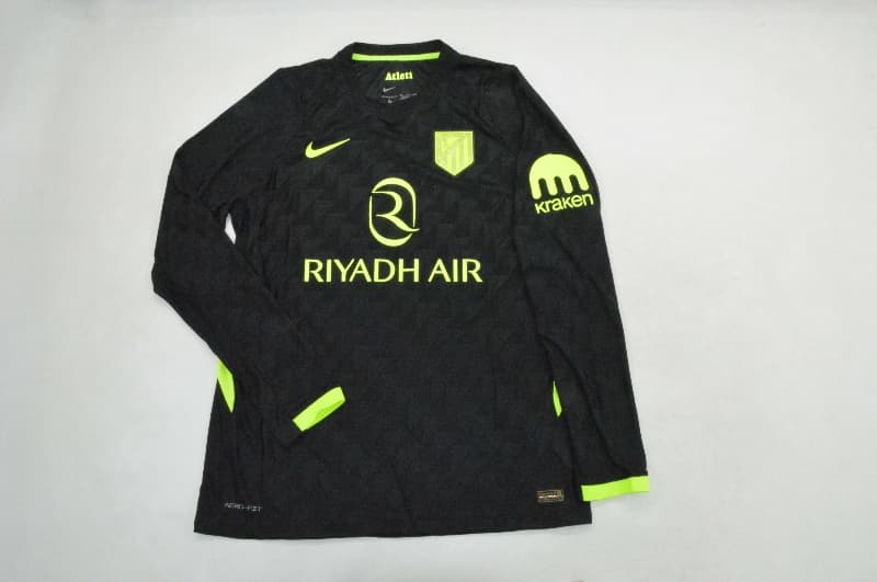 AAA(Thailand) Atletico Madrid 26/27 Away Long Sleeve Soccer Jersey(Player) AAA(Thailand) Atletico Madrid 26/27 Away Long Sleeve Soccer Jersey(Player)