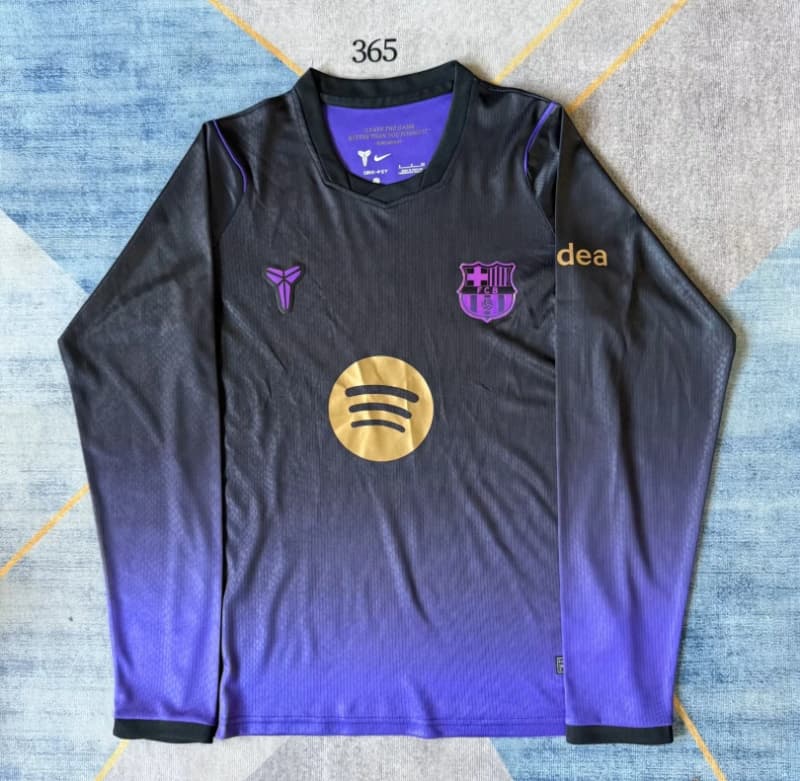 AAA(Thailand) Barcelona 26/27 Away Long Sleeve Soccer Jersey