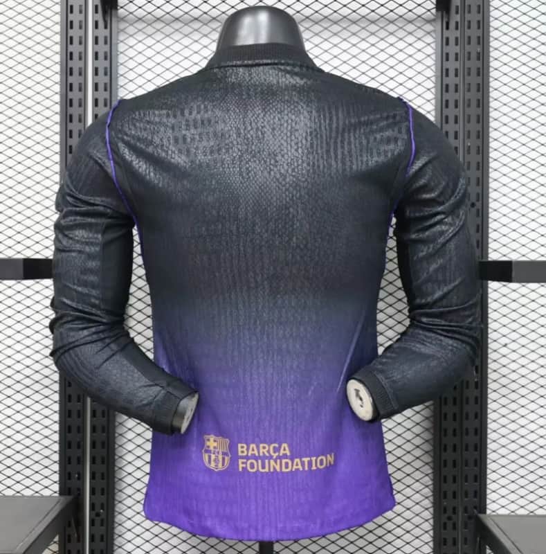 AAA(Thailand) Barcelona 26/27 Away Long Sleeve Soccer Jersey (Player)