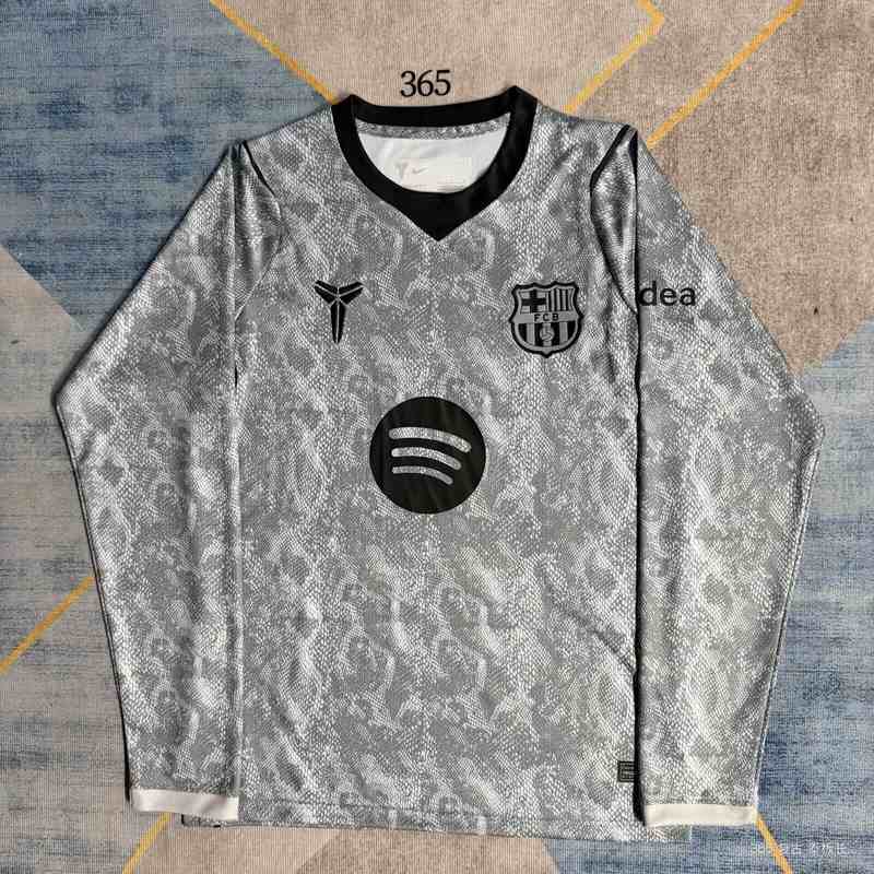 AAA(Thailand) Barcelona 26/27 Goalkeeper Grey Long Sleeve Soccer Jersey