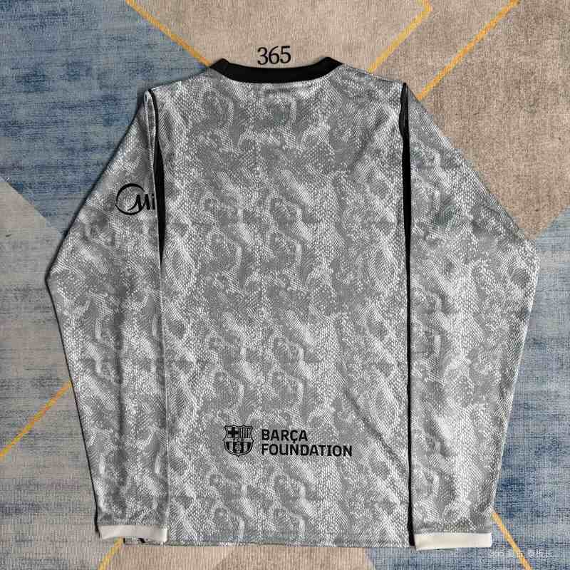 AAA(Thailand) Barcelona 26/27 Goalkeeper Grey Long Sleeve Soccer Jersey