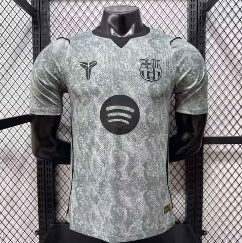 AAA(Thailand) Barcelona 26/27 Goalkeeper Grey Soccer Jersey (Player)
