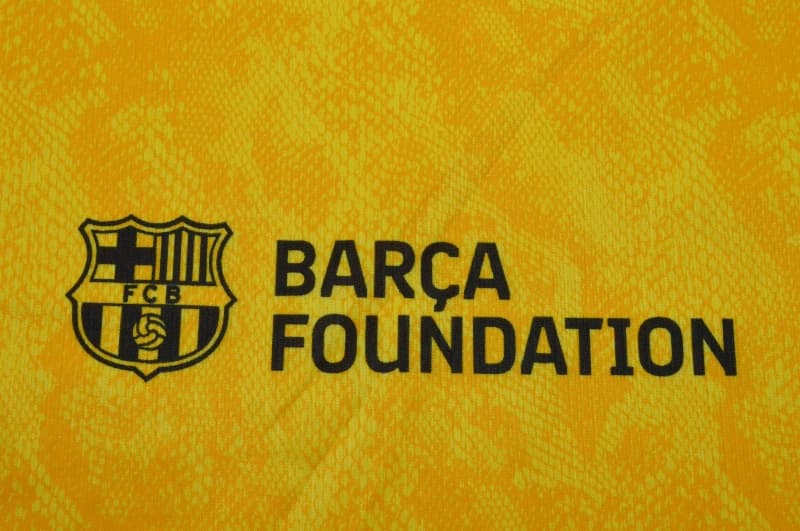 AAA(Thailand) Barcelona 26/27 Goalkeeper Yellow Soccer Jersey