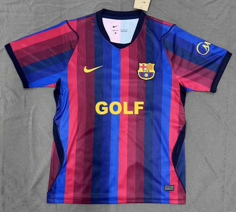 AAA(Thailand) Barcelona 26/27 Home Soccer Jersey Sponsor