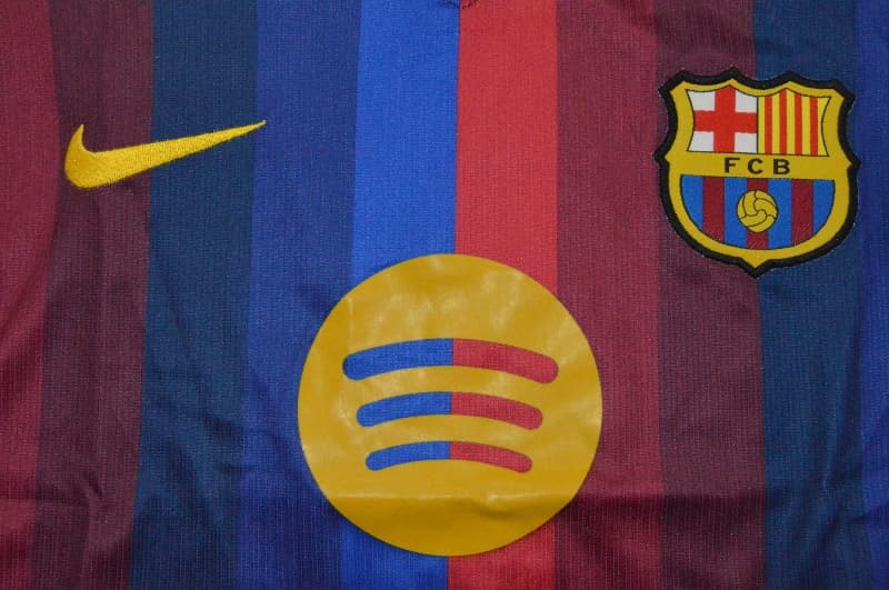 AAA(Thailand) Barcelona 26/27 Home Women Cropped Soccer Jersey