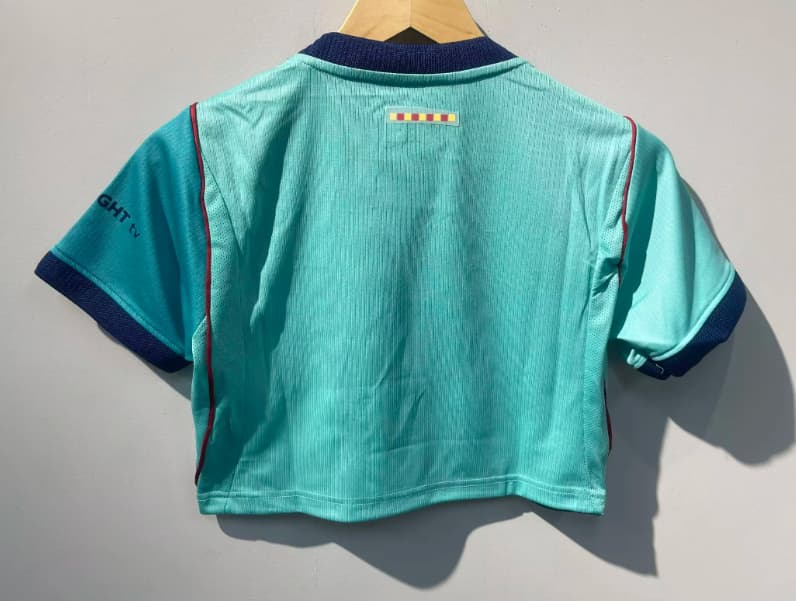 AAA(Thailand) Barcelona 26/27 Third Women Cropped Soccer Jersey