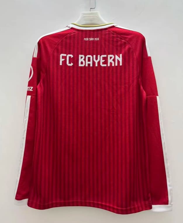 AAA(Thailand) Bayern Munich 26/27 Home Long Sleeve Soccer Jersey (Leaked)