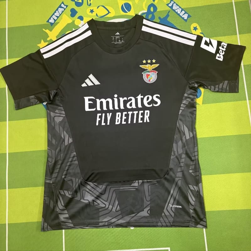 AAA(Thailand) Benfica 26/27 Goalkeeper Black Soccer Jersey AAA(Thailand) Benfica 26/27 Goalkeeper Black Soccer Jersey