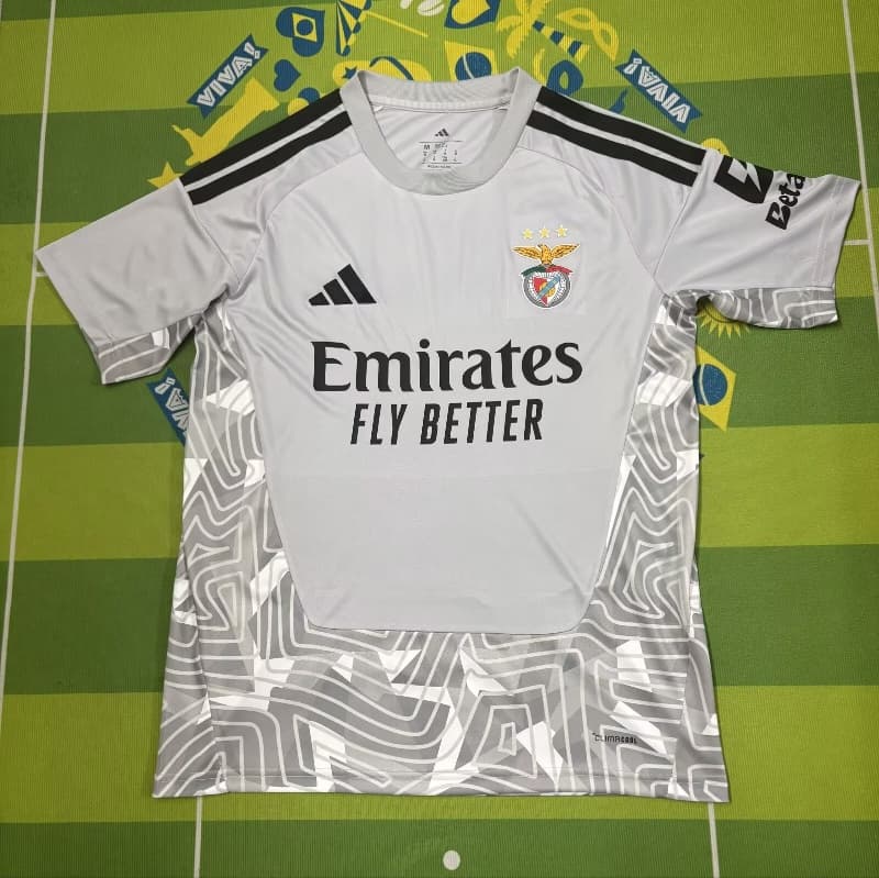 AAA(Thailand) Benfica 26/27 Goalkeeper Grey Soccer Jersey AAA(Thailand) Benfica 26/27 Goalkeeper Grey Soccer Jersey