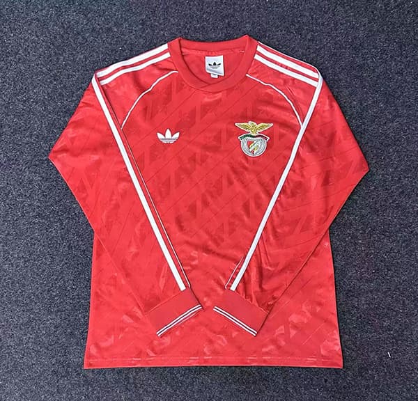 AAA(Thailand) Benfica 26/27 Red Long Sleeve Soccer Jersey AAA(Thailand) Benfica 26/27 Red Long Sleeve Soccer Jersey