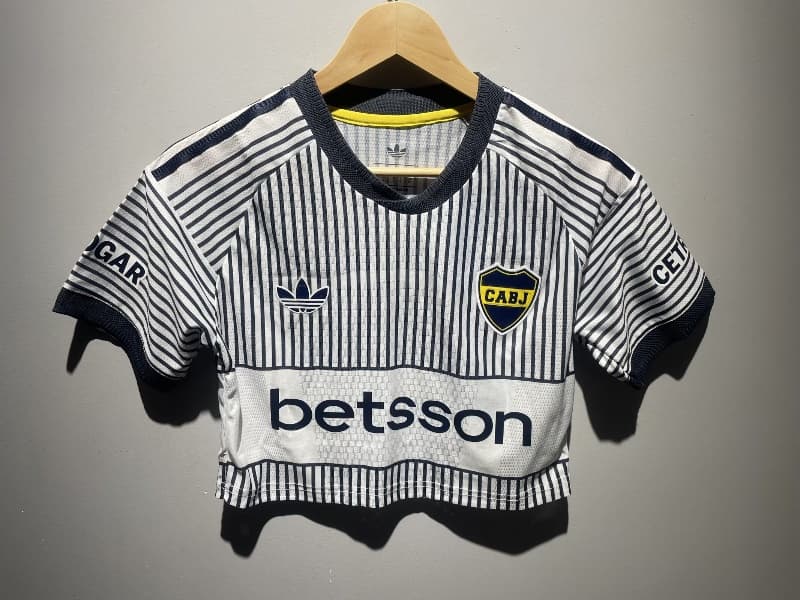 AAA(Thailand) Boca Juniors 2026 Away Women Cropped Soccer Jersey