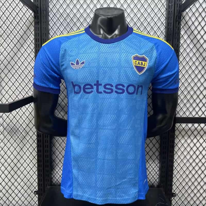 AAA(Thailand) Boca Juniors 2026 Goalkeeper Blue Soccer Jersey (Player)