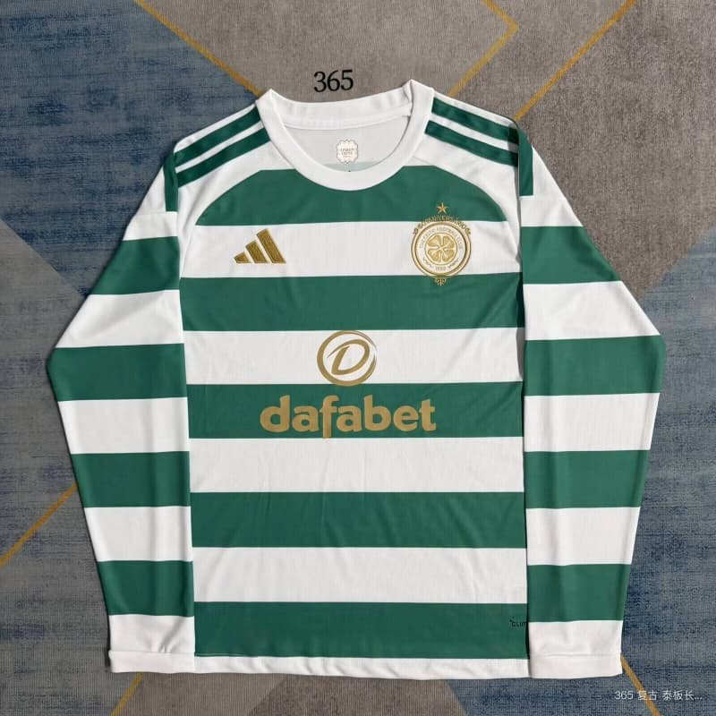 AAA(Thailand) Celtic 26/27 Home Long Sleeve Soccer Jersey