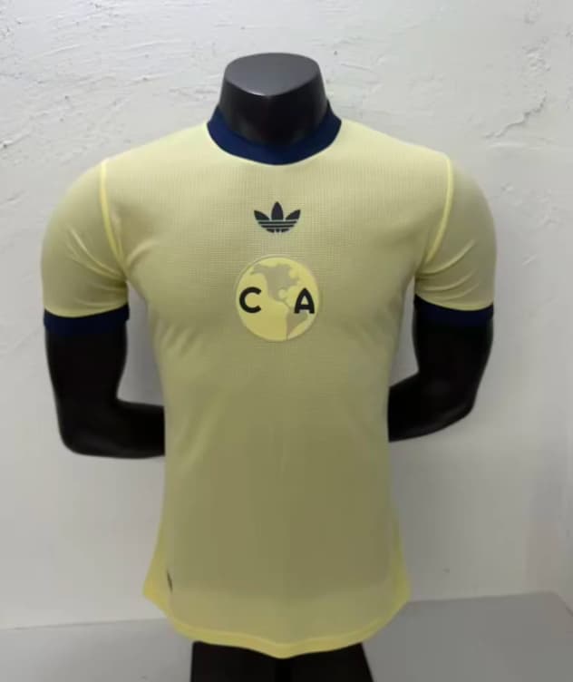 AAA(Thailand) Club America 26/27 110th Anniversary Yellow Soccer Jersey (Player) AAA(Thailand) Club America 26/27 110th Anniversary Yellow Soccer Jersey (Player)