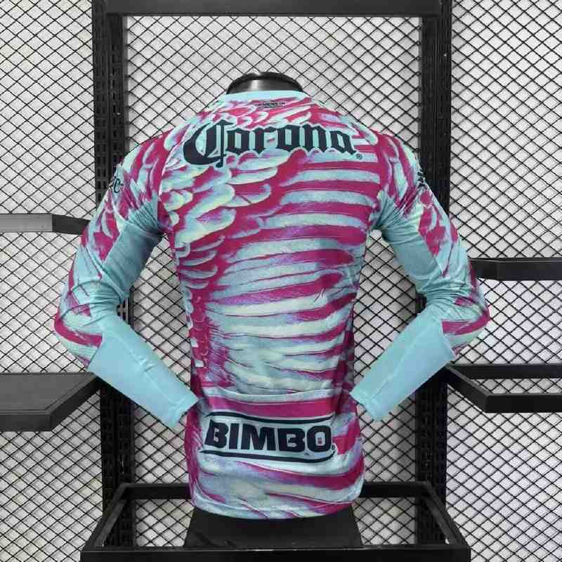 AAA(Thailand) Club America 26/27 Goalkeeper Purple Long Sleeve Soccer Jersey (Player)