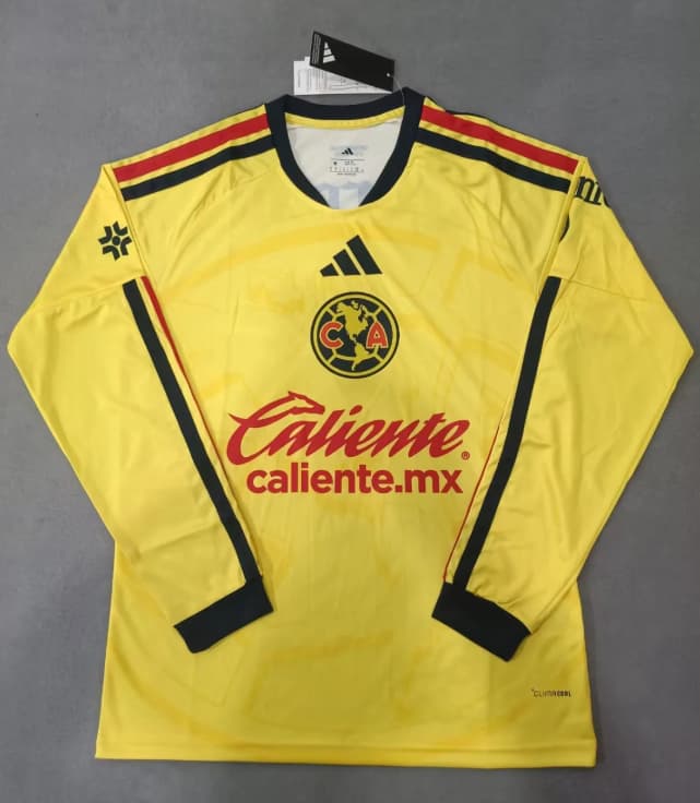 AAA(Thailand) Club America 26/27 Home Long Sleeve Soccer Jersey AAA(Thailand) Club America 26/27 Home Long Sleeve Soccer Jersey