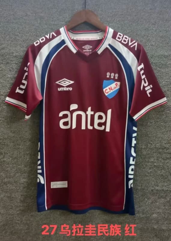 AAA(Thailand) Club Nacional 2026 Goalkeeper Red Soccer Jersey AAA(Thailand) Club Nacional 2026 Goalkeeper Red Soccer Jersey