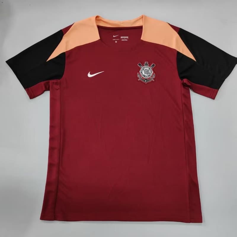 AAA(Thailand) Corinthians 2026 Goalkeeper Red Soccer Jersey AAA(Thailand) Corinthians 2026 Goalkeeper Red Soccer Jersey