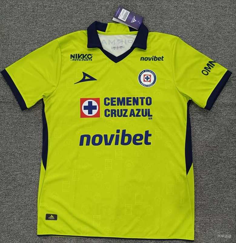 AAA(Thailand) Cruz Azul 26/27 Goalkeeper Yellow Soccer Jersey