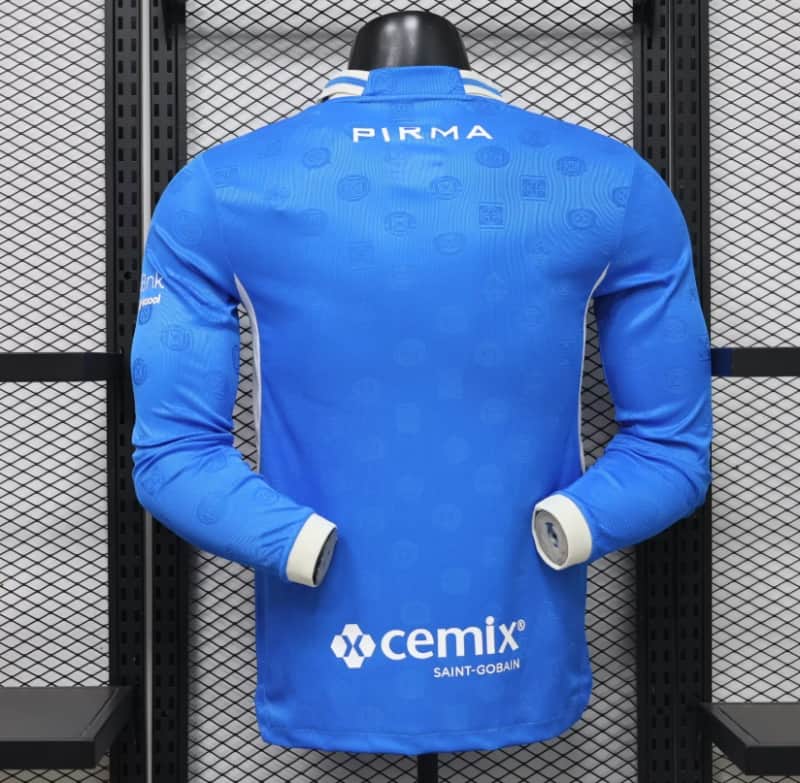 AAA(Thailand) Cruz Azul 26/27 Home Long Sleeve Soccer Jersey (Player)
