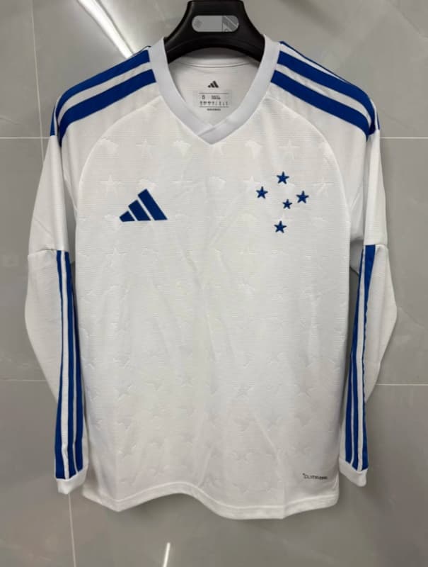 AAA(Thailand) Cruzeiro 2026 Away Long Sleeve Soccer Jersey