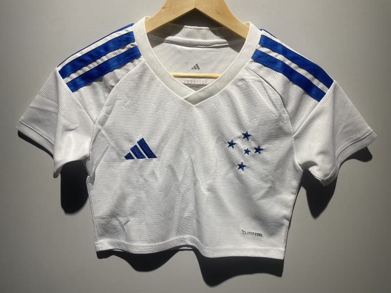 AAA(Thailand) Cruzeiro 2026 Away Women Cropped Soccer Jersey
