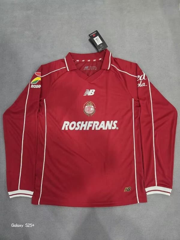 AAA(Thailand) Deportivo Toluca 26/27 Home Long Sleeve Soccer Jersey