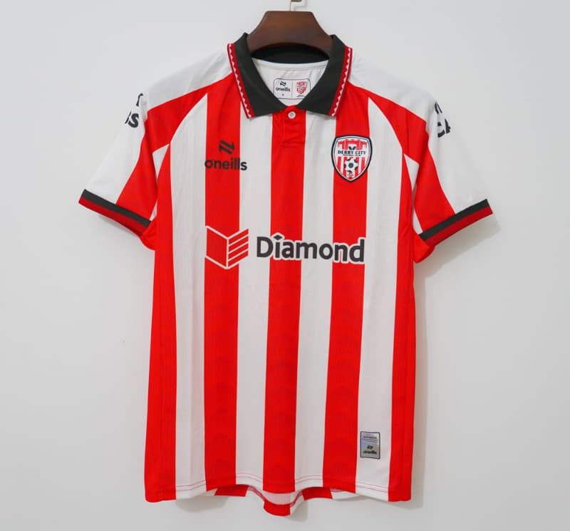 AAA(Thailand) Derry City 26/27 Home Soccer Jersey AAA(Thailand) Derry City 26/27 Home Soccer Jersey