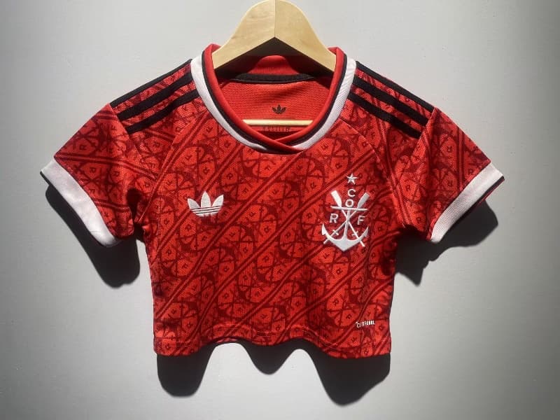 AAA(Thailand) Flamengo 2026 Third Women Cropped Soccer Jersey AAA(Thailand) Flamengo 2026 Third Women Cropped Soccer Jersey