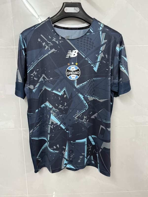 AAA(Thailand) Gremio 2026 Goalkeeper Dark Blue Soccer Jersey AAA(Thailand) Gremio 2026 Goalkeeper Dark Blue Soccer Jersey