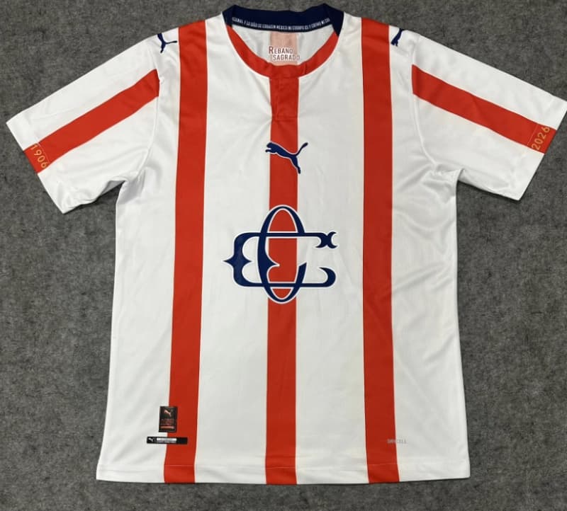 AAA(Thailand) Guadalajara Chivas 26/27 120th Anniversary Soccer Jersey AAA(Thailand) Guadalajara Chivas 26/27 120th Anniversary Soccer Jersey