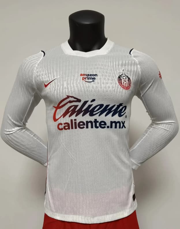 AAA(Thailand) Guadalajara Chivas 26/27 Away Long Sleeve Soccer Jersey (Player)