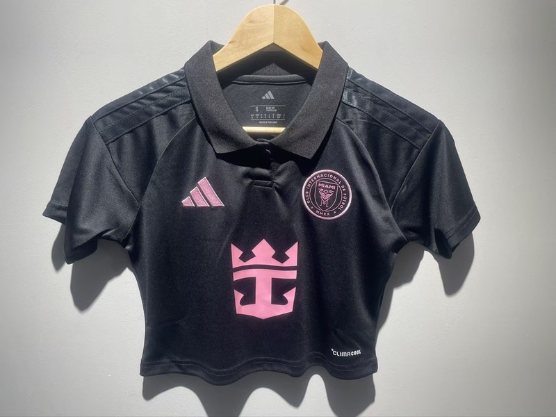 AAA(Thailand) Inter Miami 2026 Away Women Cropped Soccer Jersey