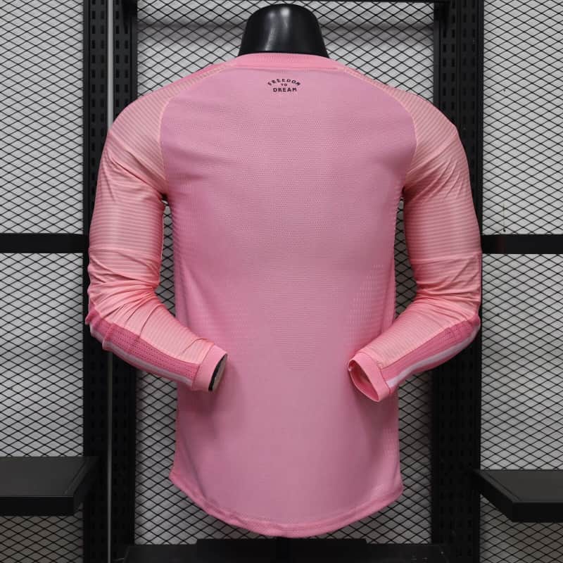 AAA(Thailand) Inter Miami 2026 Home Long Sleeve Soccer Jersey (Player)