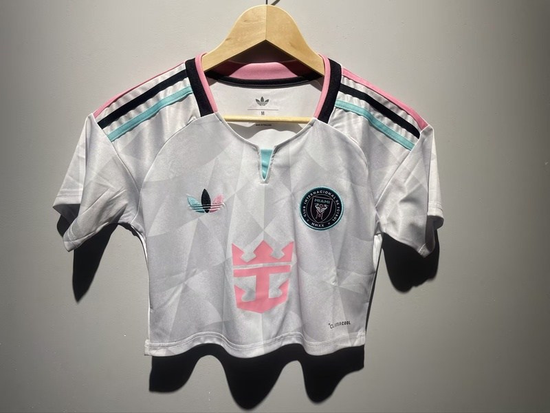 AAA(Thailand) Inter Miami 2026 Third Women Cropped Soccer Jersey