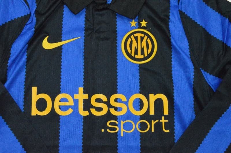 AAA(Thailand) Inter Milan 26/27 Home Long Sleeve Soccer Jersey