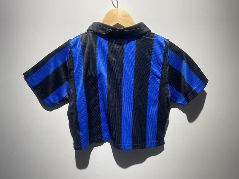 AAA(Thailand) Inter Milan 26/27 Home Women Cropped Soccer Jersey