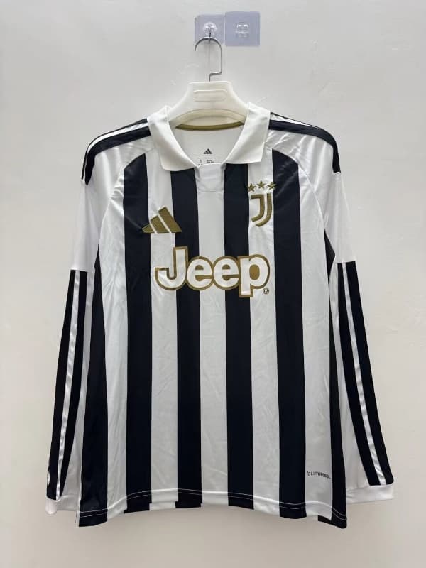 AAA(Thailand) Juventus 26/27 Home Long Sleeve Soccer Jersey (Leaked) AAA(Thailand) Juventus 26/27 Home Long Sleeve Soccer Jersey (Leaked)