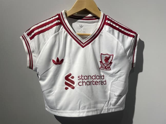 AAA(Thailand) Liverpool 26/27 Away Women Cropped Soccer Jersey 02
