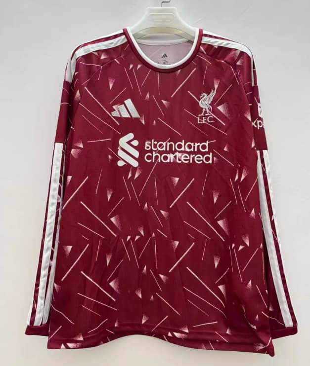 AAA(Thailand) Liverpool 26/27 Home Long Sleeve Soccer Jersey (Leaked) AAA(Thailand) Liverpool 26/27 Home Long Sleeve Soccer Jersey (Leaked)