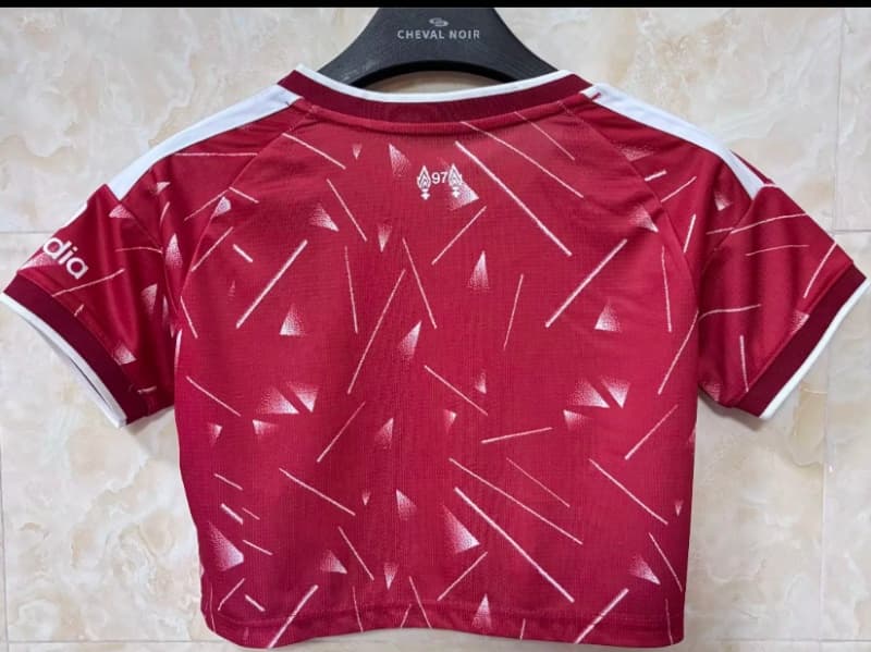 AAA(Thailand) Liverpool 26/27 Home Women Cropped Soccer Jersey