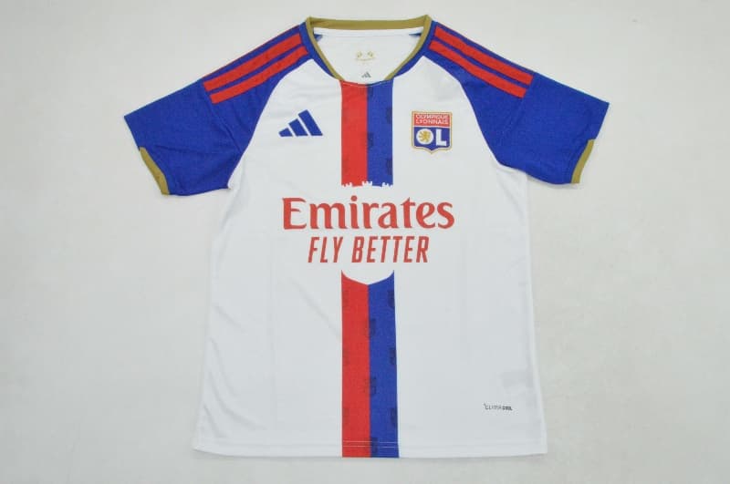 AAA(Thailand) Lyon 26/27 Home Soccer Jersey AAA(Thailand) Lyon 26/27 Home Soccer Jersey